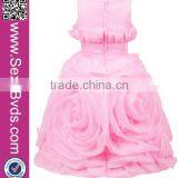 Little Queen Flower Girl Dress Girl Party Wear Western Dress Baby Girl Princess Dress 2016 thumbnail-3