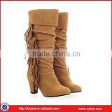 Women Knee High Slouch Boots,women High Heel Boot,Red Boots thumbnail-1