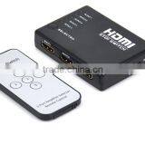 Smart HD 5x1 5 Port Switch / Switcher With IR Remote & AC Adapter - Full 1080p Supports 3D for Blu-Ray