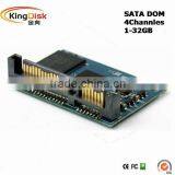 1GB~32GB SATA DOM (Disk on Module) 4 Channles