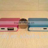 New Mini Power Bank 4000mah Metal Shell Power Bank With With LED Torch thumbnail-3