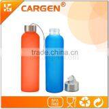 High Tech Colorful Frosted Eco Glass Drink Bottle thumbnail-5
