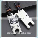 Resin Tiki Statuette Hawaiian God Small Figurine thumbnail-3