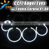 Wholesale Price CCFL Angel Eyes For COROLLA(01-04) CCFL Ring Lights For Toyota With Inverters