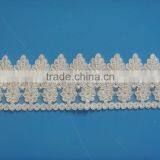 Decoractive Embroidery Lace Trim for Wedding Gown thumbnail-1
