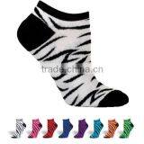 Lady Zebra Striped Sport Ankle Socks Lady Socks thumbnail-1