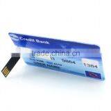 100% Custom Promotional Credit Card Business Card USB Flash Drive Real Capacity Memory Stick Logo Printing Wholesale Bulk thumbnail-2