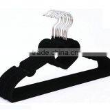Non Slip Flocked Velvet Heart Coat Clothes Garment Hangers thumbnail-2