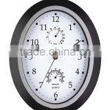 Oval Clock Weather Station Wall Clock With Temperature YZ-8922