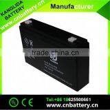 Rechargeable Lead Acid Battery 6V7Ah for Toys Car