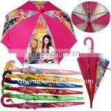 2012 Fashion Matching Pink Cartoon PVC Cute Kids Umbrella thumbnail-1