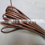 Real Nappa Leather Cords -Mignon 5 mm Ochra thumbnail-2