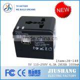 JS-148 Hot Selling Worldwide Universal Adapter Travel Products Travel Electrical Plug