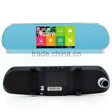 Electric Bluetooth Rearview Mirror Manual with Wifi Camera HD DVR Recorder GPS Navigation