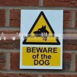 Beware of Dog Plastic Warning Sign thumbnail-1