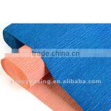 Hot Sale Rolled 80gsm Solid Color Crepe Paper