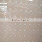 Ivory Color Back Painted Decorative Phantom 3d Glass Panel