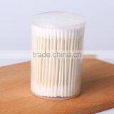 180pcs 100% natural cotton slim paper stick cotton swabs