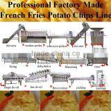 Complete Small Midlle Big Scale french fries machine Potato Chips Production Line Equipment Making Macine Fry Chips Price