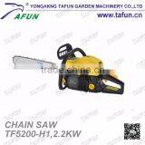 5200 China Good Quality Gas Powered Petrol Chain Saw With 2.2kw Out Put Power(TF5200-H1) thumbnail-1