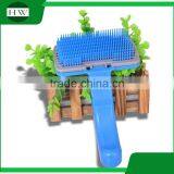 Pet Accessories Tool Automatic Plastic Cat Dog Pet Bath Massage Hair Removal Grooming Slicker Brush Comb thumbnail-3