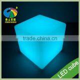 RGB Color Changing LED Cube Chairs Light Cube Seat thumbnail-3