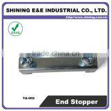TA-002 For Fuse Holder Steel Double Dead Rail Stopper End Clamp thumbnail-2