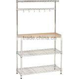 Beautiful 3-tier Stainless Steel Kitchen Storage Stand thumbnail-3