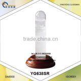 Weather Forecast Glass With Wooden Base YG638SR thumbnail-1