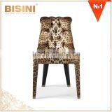 Italy New Design Post Modern Genuine Leather Reclining Living Room Chair/ European Elegant Comfortable Round Leather Sofa Chair thumbnail-3