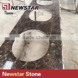 Dark Emperador Marble Vanity Top Lowes Bathroom Countertops thumbnail-1