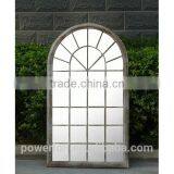 POWERLON Ornate Garden Rustic Iron Window Mirror With Natural Beauty Reflection thumbnail-4