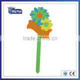 Wooden Flower Garden Sign on Sticks Garden of Love Welcome to my Garden