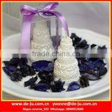 Four Layers Snow White Fake Birthday Cake With Candles thumbnail-2