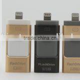 New Customized 3-in-1 OTG USB Flash Drive for IOS & Android Mobile Phone thumbnail-3