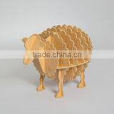 Creative Design Process of Small Wooden Drawer ,decoration Simple Home Furnishing of Cute Sheep thumbnail-1