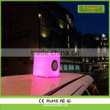 2016 hot sale colorful led cube BT speaker