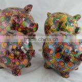 New Product Ceramic Nice Tattooing Piggy Bank