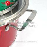 2016 New Design Popular Shape Large Cheap Stainless Steel Soup Pot Set/camping Cookware thumbnail-5