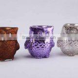 Home Decor/Owl Shaped Glass Candle Holder thumbnail-4