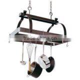Wrought Iron Kitchen Hanging Pot Rack thumbnail-1