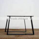 16 Inch Trapezoid Flat Steel Table Legs for Wooden Top Furniture thumbnail-4