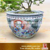 New Year Gift Excellent Quality Glazed Ceramic Pots for Planting Tree Made in China thumbnail-1