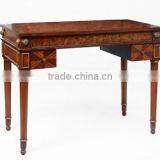 Vintage English Regina Style Office Writing Desk Made of Solid Wood BF11-08223b thumbnail-1