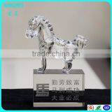 China Lovely Crystal Horse for Home Decoration thumbnail-1