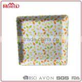 Antislip Melamine Mealtime Houseware Peresonalized Bulk Plastic Tray for Food thumbnail-2