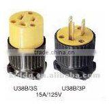 Male and Female Power Industrial Plug & Socket Outlet thumbnail-1