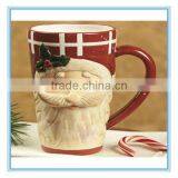 Handpainted Ceramic Christmas Mug With Handle thumbnail-1