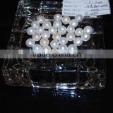 11-12mm white button shape freshwater pearls for sale