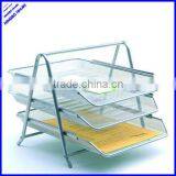 2013 best selling 3 tier sturday office metal wire file tray office file letter tray